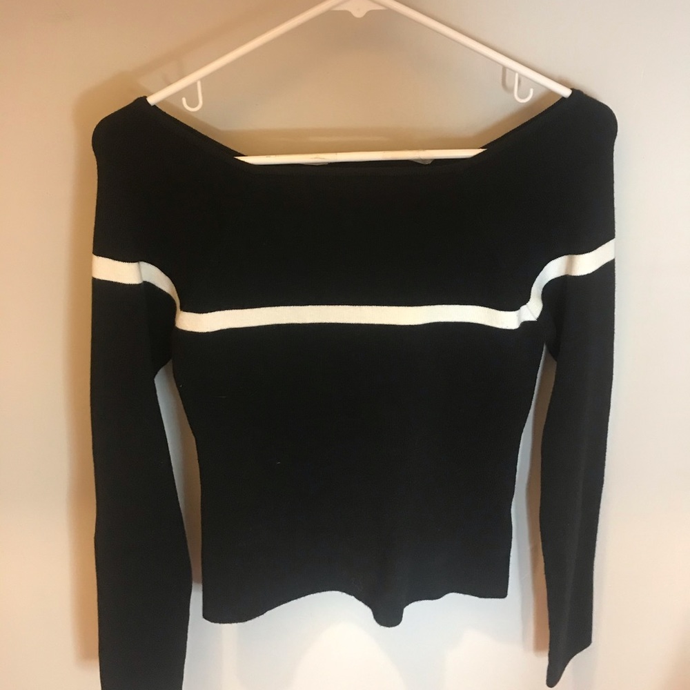 Othermix modern black and white shirt
